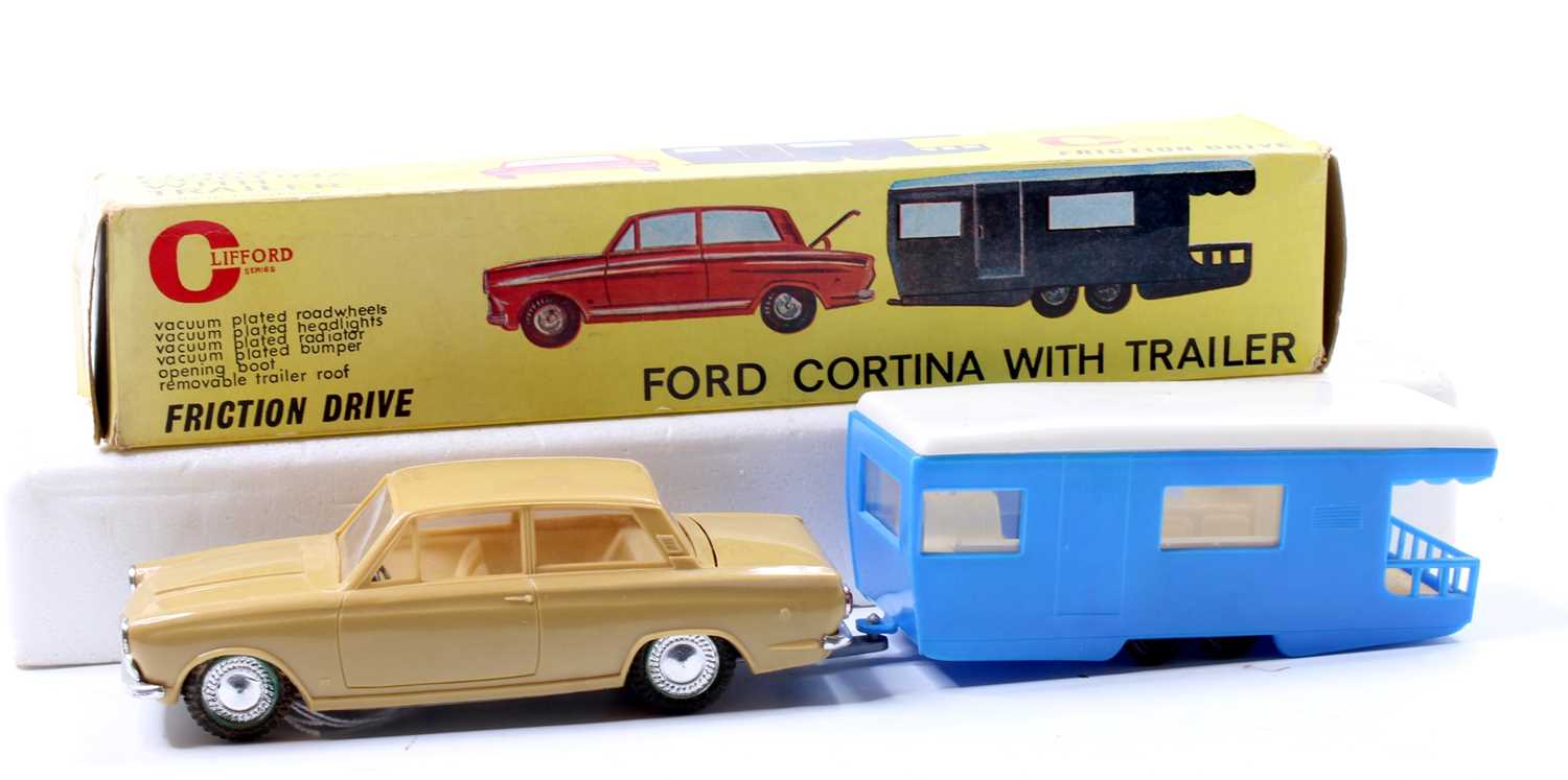 Lot 2000 - A Clifford Toys No. 424T boxed Ford Cortina...