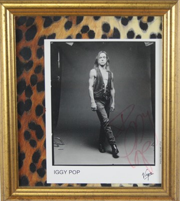 Lot 1229 - Iggy Pop, American Singer and Songwriter,...