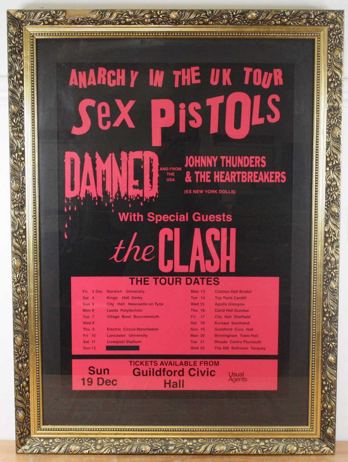 Lot 1232 - Sex Pistols, an Anarchy In The UK tour