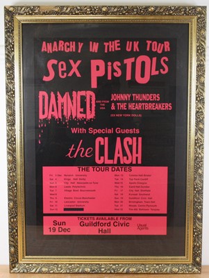 Lot 1232 - Sex Pistols, an Anarchy In The UK tour poster...