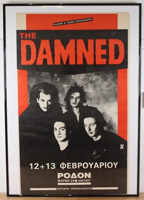 Lot 1233 - The Damned, a promotional poster for the Greek...