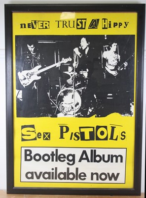 Lot 1234 - Sex Pistols, Never Trust A Hippy, Bootleg...