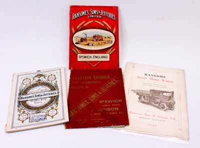 Lot 46 - A collection of Ransomes and similar steam...