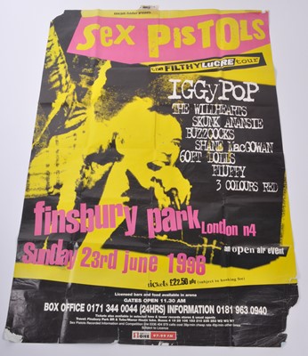 Lot 1231 - Sex Pistols, The Filthy Lucre Tour promotional...