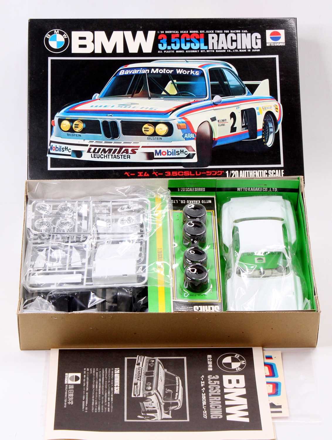 Lot 1791 - Nitto 1.20 scale, 581-1200 B.M.W 3.5 CSL...