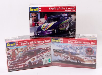 Lot 1270 - Revell 1.24 scale, 1988-1994 Drag Race Funny...