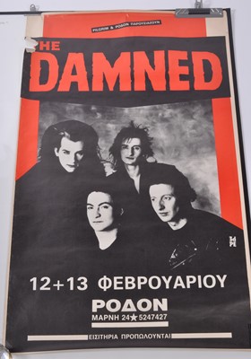 Lot 1226 - The Damned, a black and white promotional...