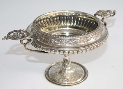 Lot 2165 - A late Victorian silver pedestal comport bowl,...