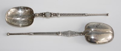 Lot 2154 - A pair of Victorian silver anointing...