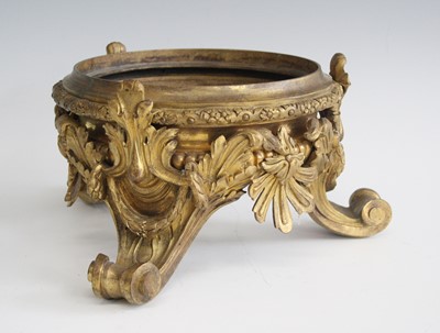 Lot 2287 - A late 19th century French gilt bronze vase...