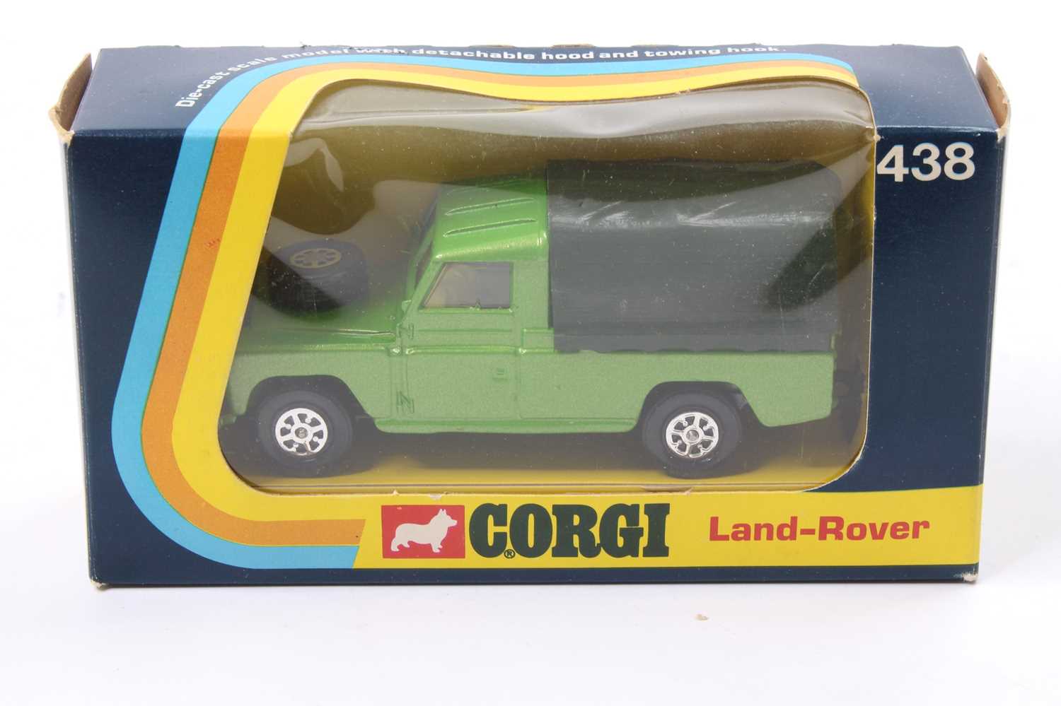 Lot 1344 - Corgi Toys No. 438 Land Rover 109WB comprising...