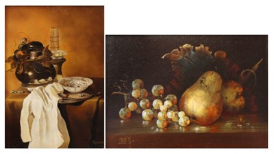 Lot 2513 - Gyimesi (contemporary) - Still life with...