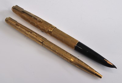 Lot 212 - A Parker 61 gold Stratus fountain pen and...