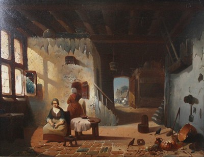 Lot 2492 - Felix van dan Eykon (19th century) - Interior...