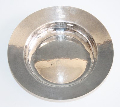Lot 166 - An early 20th century silver circular dish,...