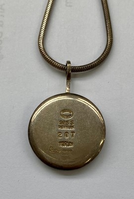 Lot 211 - A Georg Jensen sterling silver Torun pendant...