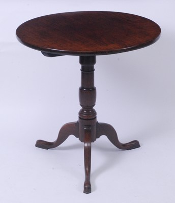 Lot 2607 - A George III mahogany pedestal tripod...