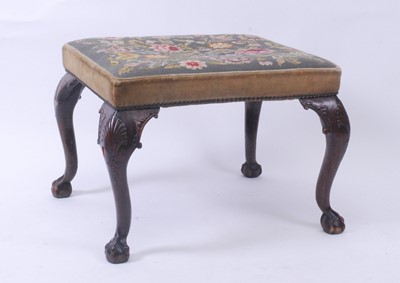 Lot 2614 - An early 20th century mahogany dressing stool...