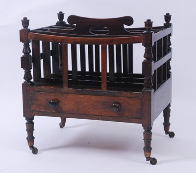 Lot 2620 - An early Victorian rosewood four-division...