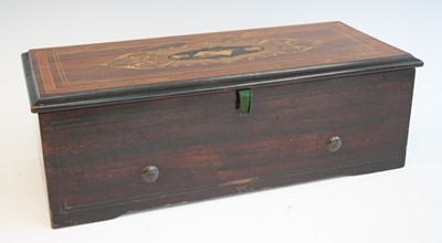 Lot 2295 - A late 19th century Nicole Freres rosewood...