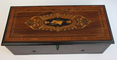 Lot 2295 - A late 19th century Nicole Freres rosewood...