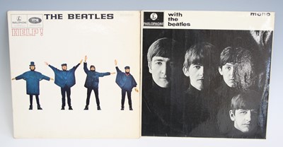 Lot 1133 - The Beatles, two LP's to include Help!,...