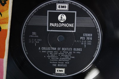 Lot 1143 - The Beatles, a collection of four LP's to...