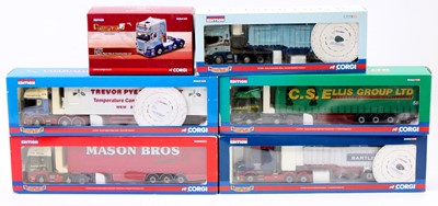 Lot 811 - Six boxed Corgi Hauliers of Renown 1/50 scale...