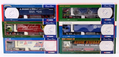 Lot 818 - Six boxed Corgi Hauliers of Renown 1/50 scale...