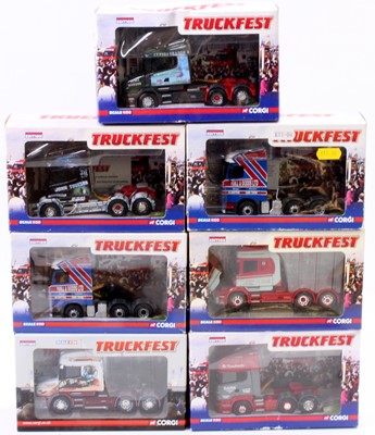 Lot 825 - Seven boxed Corgi 1/50 scale Truckfest...