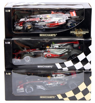 Lot 1013 - A Minichamps Maclaren Mercedes boxed diecast...