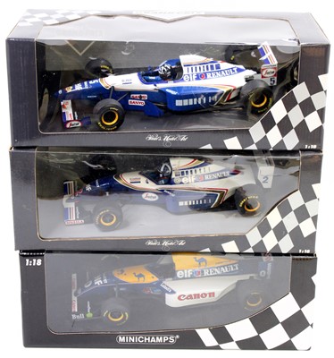 Lot 1022 - A Minichamps 1/18 scale Williams Renault boxed...