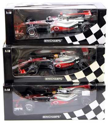 Lot 1032 - A Minichamps 1/18 scale Vodafone Maclaren...