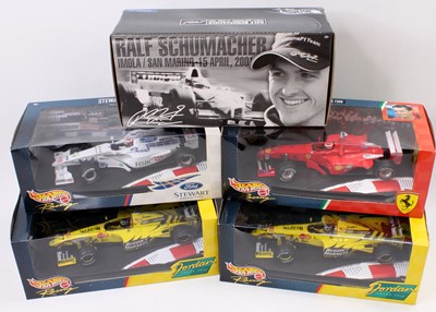 Lot 1036 - A Hot Wheels 1/18 scale boxed Formula One Race...