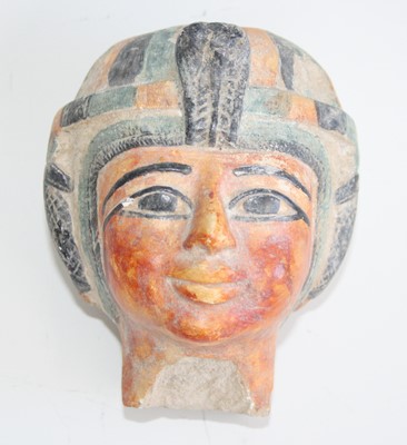 Lot 2359 - A Grand Tour type Egyptian model of the head...