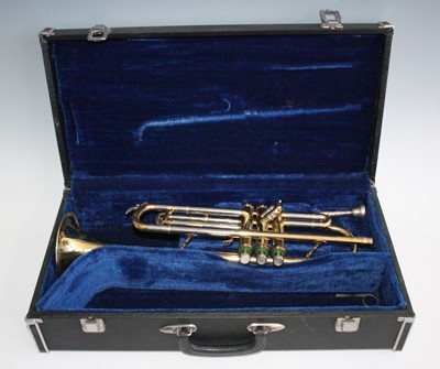 Lot 1207 - A Jupiter brass students trumpet, serial...