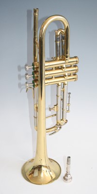Lot 1207 - A Jupiter brass students trumpet, serial...