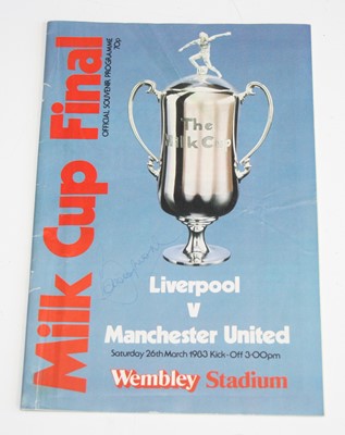 Lot 1313 - An official souvenir programme for the Milk...