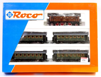 Lot 496 - A Roco H0 scale No. 43048 train set comprising...