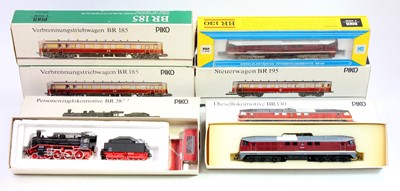 Lot 509 - A Piko H0 scale boxed steam locomotive and...