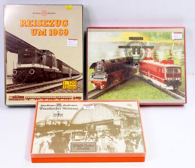 Lot 511 - A Berliner Bahnen TT gauge boxed gift set...