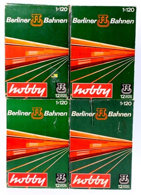 Lot 512 - Four various boxed Berliner Bahnen TT gauge...