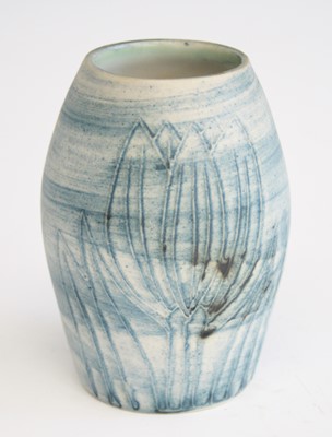 Lot 97 - A Carn Pottery studio squat vase, of slightly...