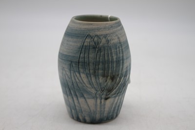 Lot 199 - A Carn Pottery studio squat vase, of slightly...