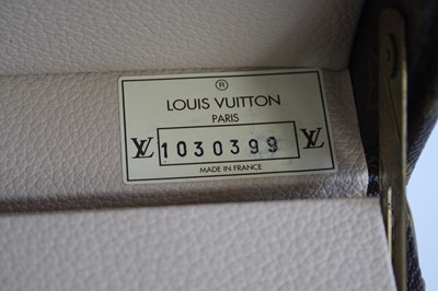 Lot 258 - A Louis Vuitton travelling vanity case, having...