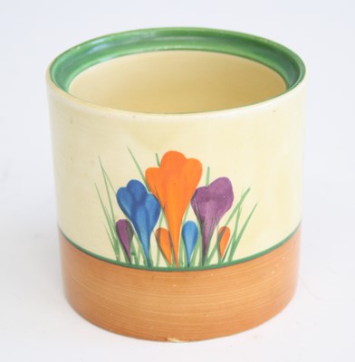 Lot 56 - A 1930s Clarice Cliff Crocus pattern pottery...