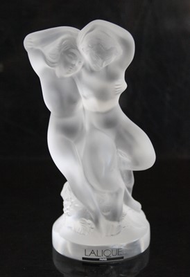 Lot 127 - A contemporary Lalique frosted glass ornament,...