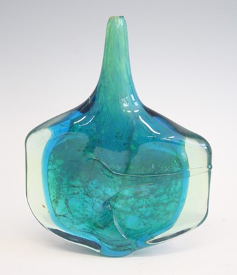 Lot 128 - A large Mdina heavy glass 'fish' vase,...
