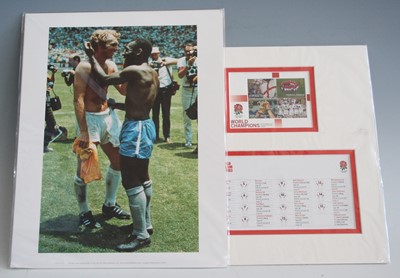 Lot 1306 - A collection of mainly football related...