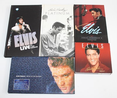 Lot 1146 - Elvis Presley, a collection of five CD...